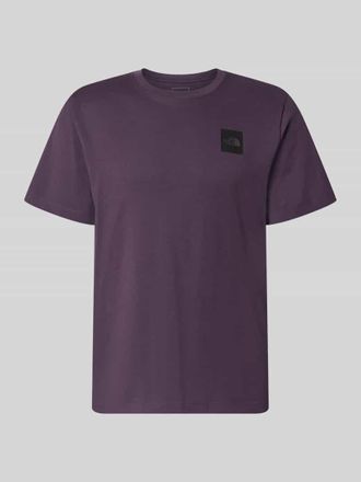 The North Face T-Shirt aus Baumwoll-Mix Modell EVOLUTION in Lila, Gr&ouml;&szlig;e XS
