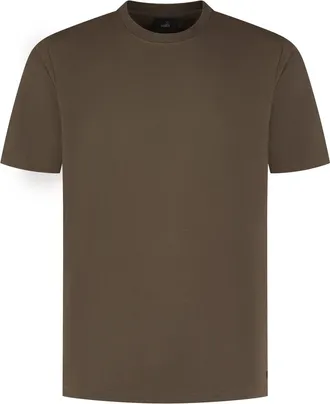 Wahts Mens T-shirts, TargetGroup:Men Dark Olive / XXL