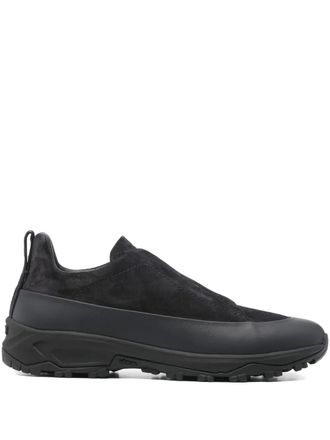 Ermenegildo Zegna low-top sneakers - men - Calf Leather/Bovine Leather/Calf Leather/Rubber - 11 - Black