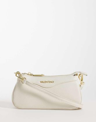 Valentino Elly - Borsa da spalla piccola color crema-Bianco