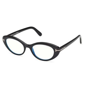 Tom Ford Glasses, unisex, Black, Size: 50 MM Cat Eye Optical Frame