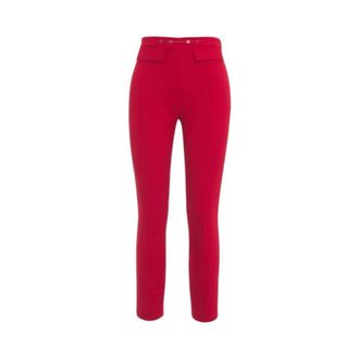 Elisabetta Franchi Pantaloni Slim-fit - - Trousers - Donna - Rosso - 2XL