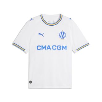 Puma Maglia Home Olympique de Marseille da uomo, Accessori, Bianco, 3XL