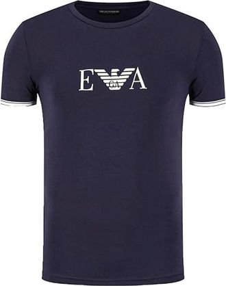 Emporio Armani Athletics T-Shirt Crewneck - Heren - T-shirts - Blauw - S - Katoen - Tops