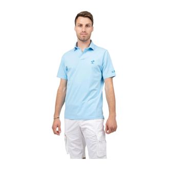 MC2 Saint Barth Polo Shirts, male, Blue, Size: XL Classic Polo Shirt for Men