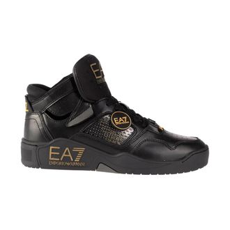 Emporio Armani M701 Sneakers - Heren - Sneakers - Zwart - 39 EU - Leer - Schoenen