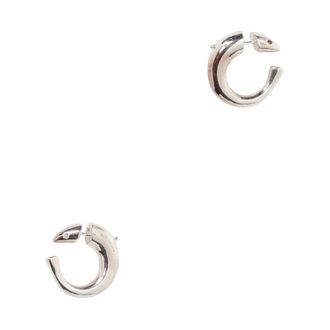 Bottega Veneta Accessoires, Dames, Grijs, ONE Size, Figuratieve Oorbellen