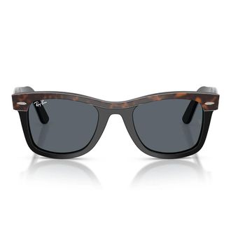Ray-Ban Sunglasses Rb2240 1441 R5 Wayfarer Brown On Black/Blue Unisex