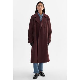 LaMarque Colette | Trench Coat in Burgundy at Nordstrom, Size Xx-Small