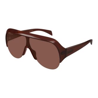 Gucci Accessoires, Dames, Rood, ONE Size, Nylon, Gg 2023S 004 Zonnebril