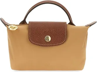 Longchamp Le Pliage Clutch - Beige