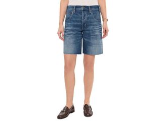 Liverpool L.A. 9 Vintage Mid-Rise Cutoff Denim Shorts Womens Shorts Leawood : 14 9, Polyester/Cotton