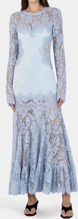 Hansen & Gretel Libby Gown In Cornflower Blue