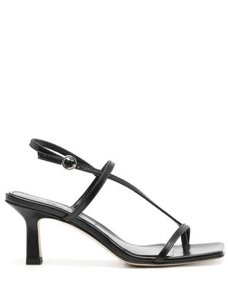 Aeyde 65 mm Elise sandalen - Zwart