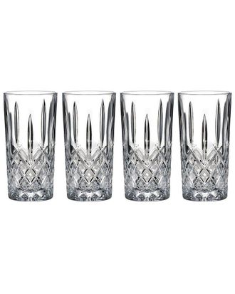 Waterford Marquis By Waterford Markham Set Of 4 Hiball Glasses With $8 Credit