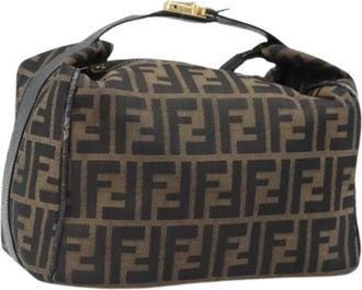 Fendi Pre-owned Vintage Zucca Handtas - Dames - Vintage Handtas - Bruin - ONE Size - Leer - Vintage