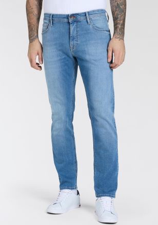 H.I.S Straight-Jeans H.I.S NEW DALE, Herren, Gr. 32, L&auml;nge 32, blau (bleached sto), Denim/Jeans, Obermaterial: 99% Baumwolle, 1% Elasthan, normal lang, Jean