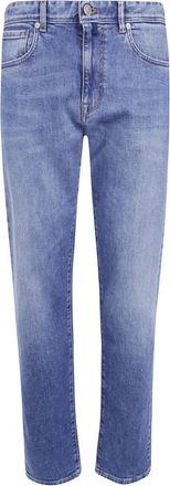 Incotex Heren, Jeans, Blauw, Maat: W38