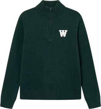 Wood Wood Zip-throughs - Heren - Vesten met rits - Groen - XL - Hoodies & sweatvesten