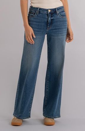 Kut from the Kloth Maya High Waist Wide Leg Jeans in Generous at Nordstrom, Size 16