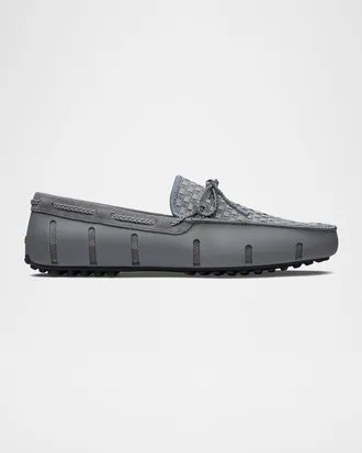 Swims Men & apos;s Woven Textile and Suede Drivers