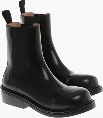 Bottega Veneta Stivaletti Chelsea FIREMAN con Suola in Gomma Bottega Veneta