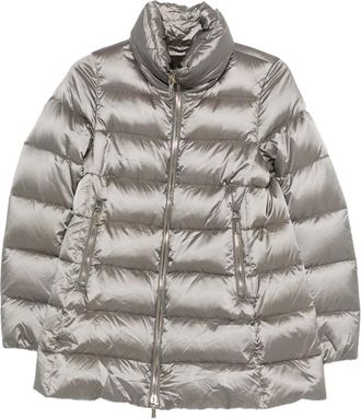 Moorer Gewatteerde jas - Zilver