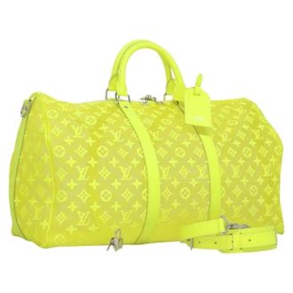 Louis Vuitton Tweedehands Canvas Louis Vuitton tassen - Dames - Pre-owned - Geel - Maat: ONE Size