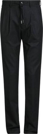 Herno Black Elastane Casual Mens Pants