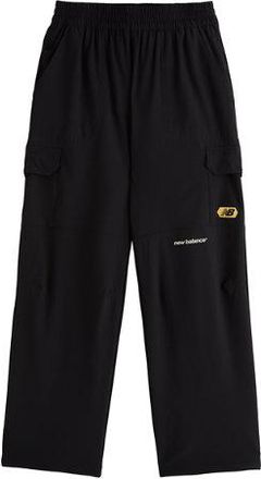 New Balance Mens Street Classics Straight Leg Pant in Black Cotton, size Medium