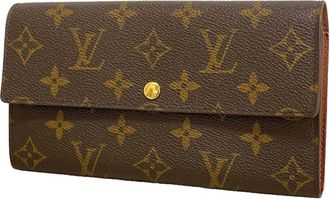 Louis Vuitton Brown Long Wallet (Bi-Fold) (Pre-Owned)