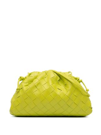 Bottega Veneta 2012-2025 Nappa Intrecciato The Mini Pouch crossbody bag - women - Nappa Leather - One Size - Green