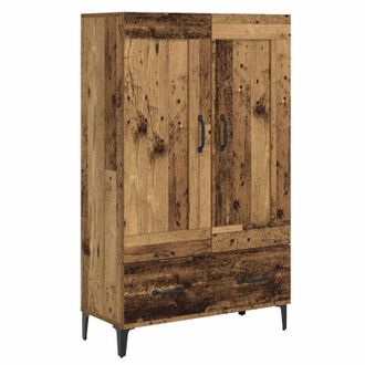 vidaXL Aparador Alto Madera Envejecida 70 X 31 X 115 Cm Vidaxl