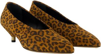 Isabel Marant Womens Ebisa Pump Brown Calfskin
