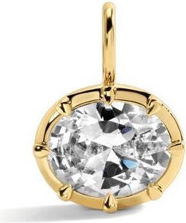 Lili Claspe Mara Oval Cut Charm in Gold at Nordstrom