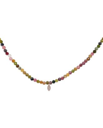 Meira T 9Kt Rose Gold 0.03 Ct. Tw. Diamond Necklace