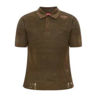 Diesel Polo Shirts, male, Brown, Size: 2XL K-Danny Polo Shirt