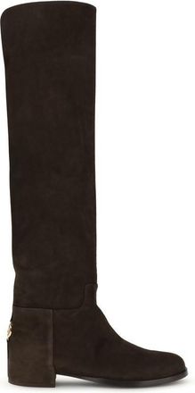 Dolce & Gabbana Brown Calf Leather Bos Taurus Ankle Womens Boots
