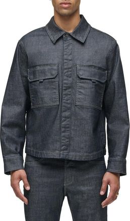 Hudson Coated Button-Up Shirt in Coated Gunmetal at Nordstrom Rack, Size Xx-Large
