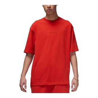 Nike Jordan Air Jordan Wordmark T-Shirt Red FJ1969-622