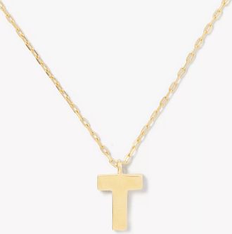Kate Spade New York Kate Spade Fine Love Letter T Initial Pendant