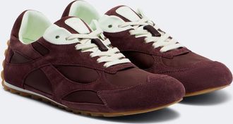 Bottega Veneta Orbit Flash suede-trimmed sneakers