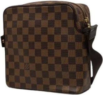 Louis Vuitton Pre-owned Olav PM - Dames - Pre-owned - Bruin - Maat: ONE Size Zijde
