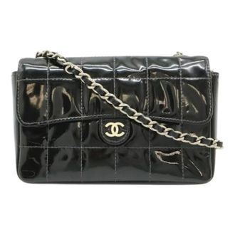 Chanel Pre-owned Cross Body Bags, female, Black, Size: ONE SIZE Pre-owned Pouch Shoulder Bag