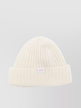 Paul & Shark ribbed wool blend beanie