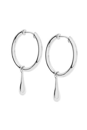 Lucy Quartermaine Drop Hoops in Sterling Silver at Nordstrom