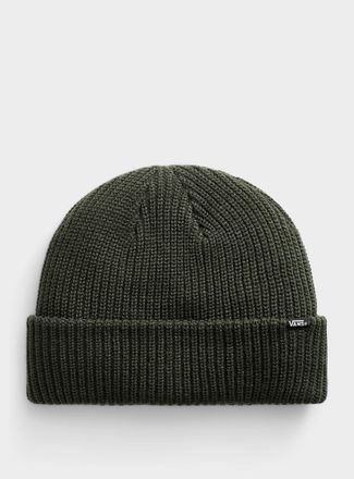Vans Womens Reverse-logo rib-knit Tuque Hat