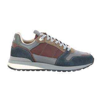Ambitious Teddy Padded Sneaker - Heren - Schoenen - Blauw - Maat: 44 EU Leer