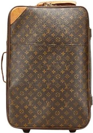 Louis Vuitton Pre-owned Weekend Bags, female, Brown, Size: ONE SIZE Pre-owned Canvas travel-bags