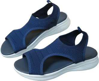 Generic Slippers For Women Water Shoes Sliders S Als Womens Uk Open Toe Design, Knitted Mesh Fabric, Casual Comfortable Suitable For Commuting Going Out In Th